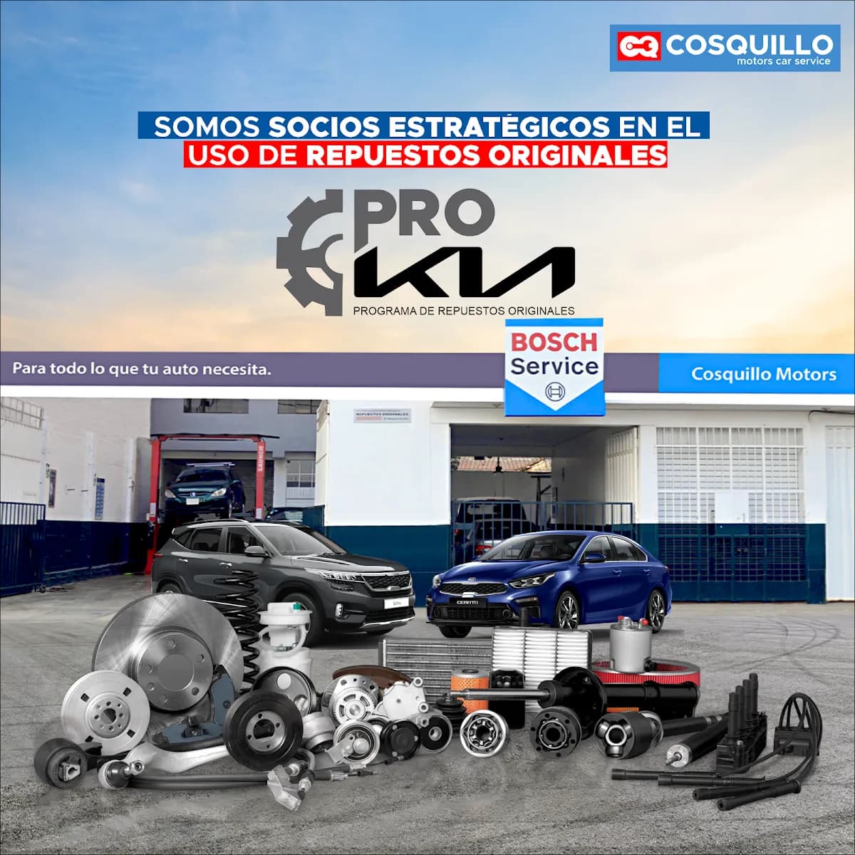 Bosch Car Service - Taller Mecánico Cosquillo Motors
